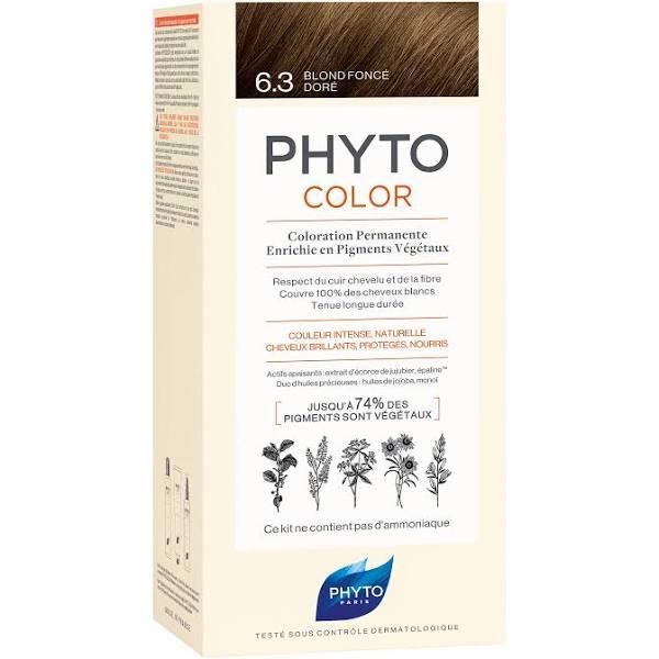 Phyto Phytocolor Permanent Color - 6.3 Dark Golden Blonde