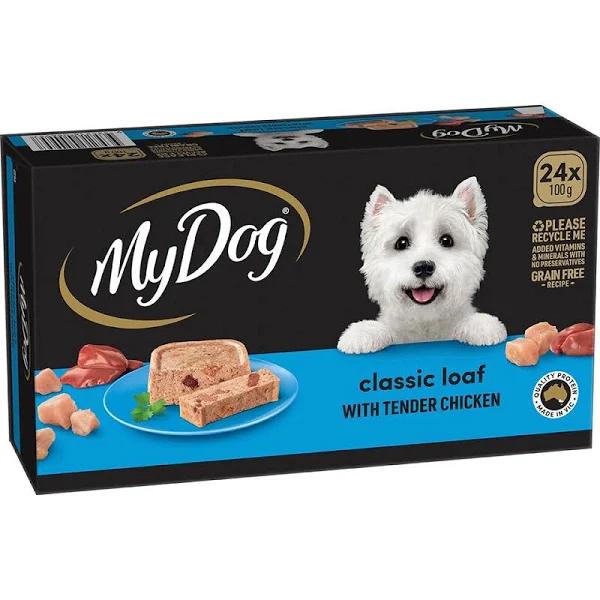 My Dog Chicken Supreme Meaty Loaf Wet Dog Food 24 Pack