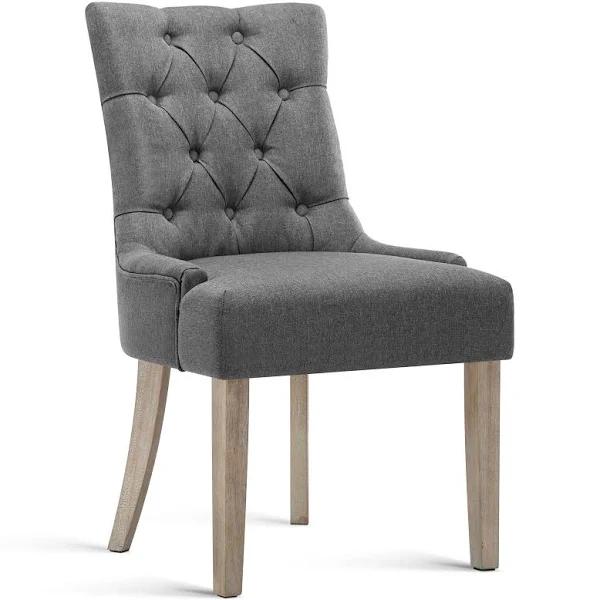 Artiss French Provincial Dining Chair - Grey