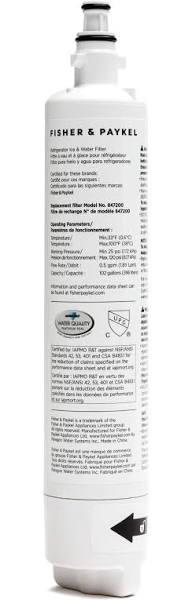 Fisher & Paykel Water Filter Cartridge 847200