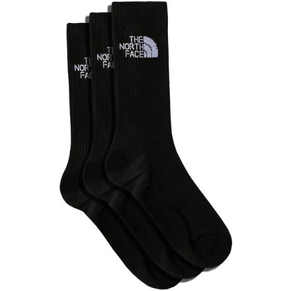 The North Face - Multi Sport Cush Crew Pack of 3 TNF Black - Socks