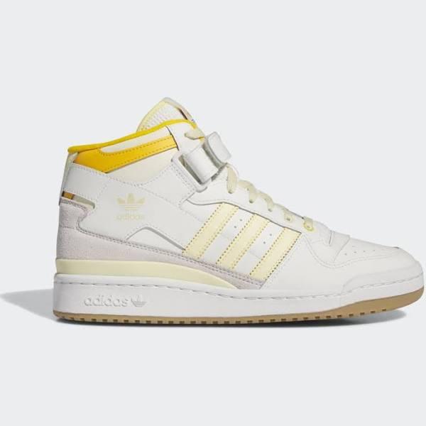 Adidas Originals Forum Mid Sneakers in white/yellow-Black