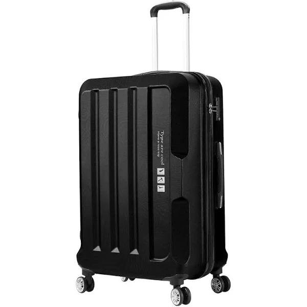 3pcs Luggage Sets Travel Hard Case Lightweight Suitcase TSA Lock Black