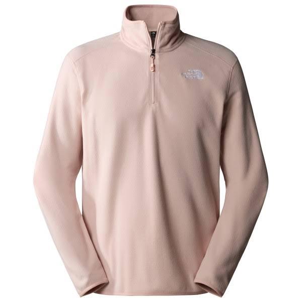 The North Face Glacier 100 1/4 Zip Fleece in Pink