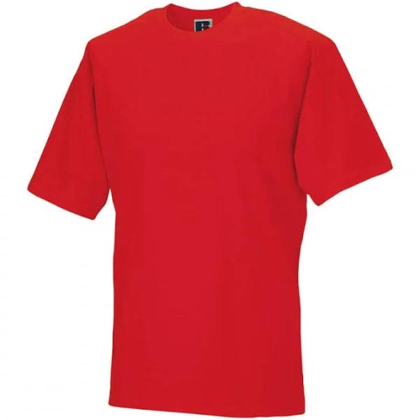 Russell Collection ZT180M Classic T-Shirt Bright Red - Size: XS Colour