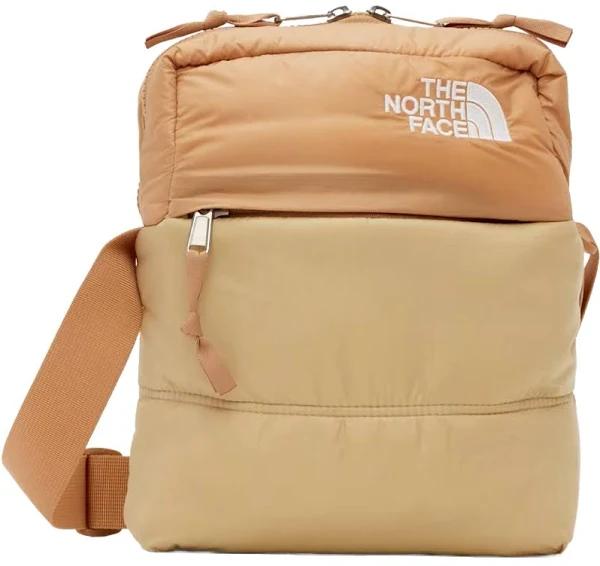 The North Face Beige Nuptse Shoulder Bag