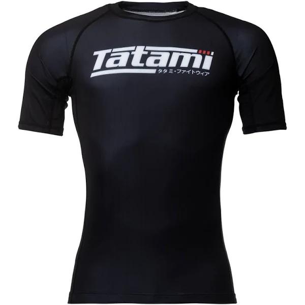 Tatami Fightwear Recharge Short Sleeve Rashguard - Black M