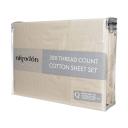 Algodon 300TC Cotton Sheet Set - Silver Single