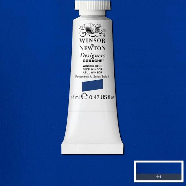 Winsor & Newton Designers Gouache 14ml Winsor Blue