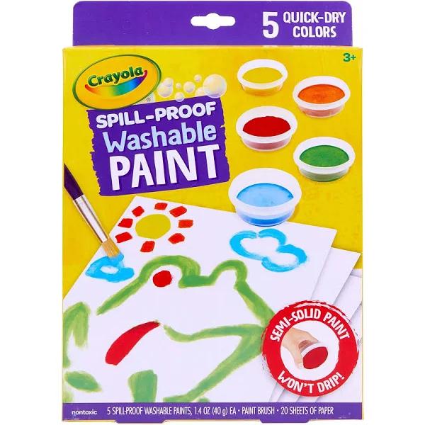 Crayola - Spill Proof Washable Paint Kit