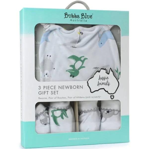 Bubba Blue 3pc Newborn Layette Set Aussie Animal