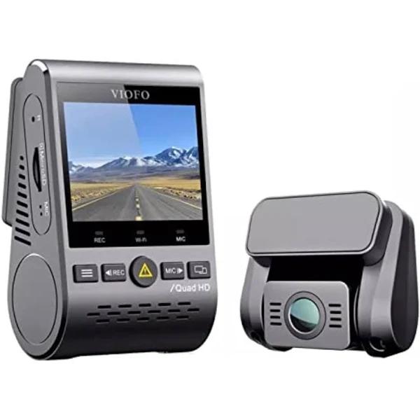 VIOFO A129 Plus Duo 2K Dual Dash Cam with GPS, Black