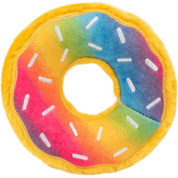 Zippy Paws | Donutz Plush Dog Toy Rainbow