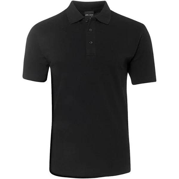 Demand | Classic Plain Poly/Cotton Knit Polo Shirt Black 9XL