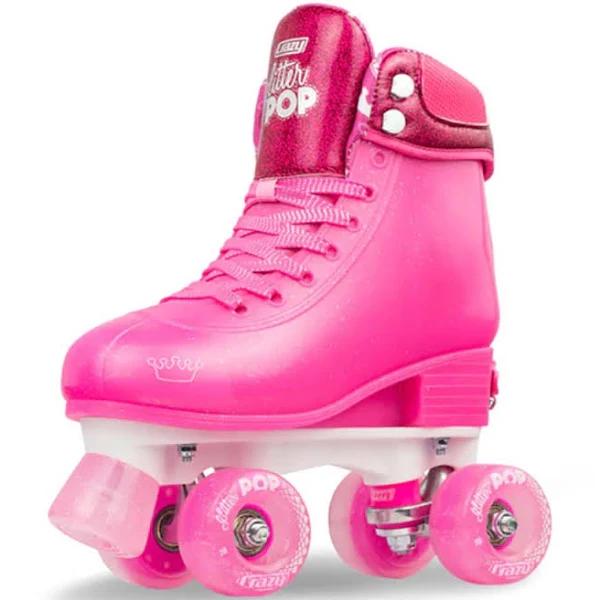 Crazy Glitter Pop Roller Skates Pink