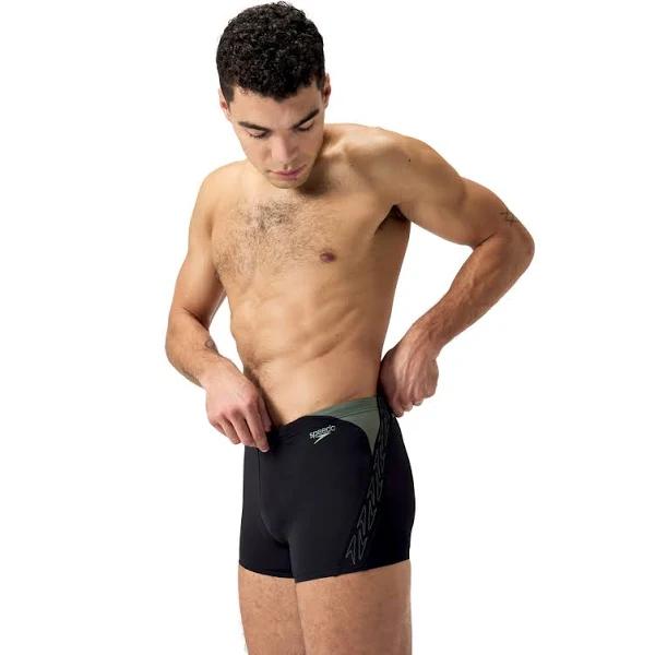 Speedo Mens Hyperboom Splice Aquashort Black AU 16 / GB 36