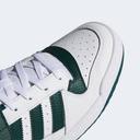 Adidas Originals Forum Low Sneakers in White and Collegiate Green