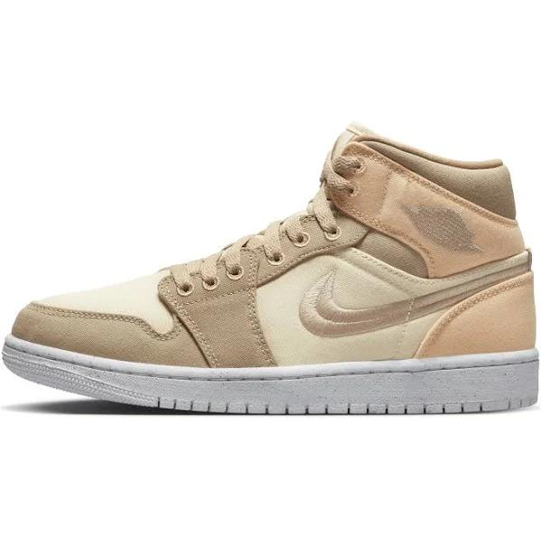 Jordan 1 Mid SE Canvas Khaki (Women's)