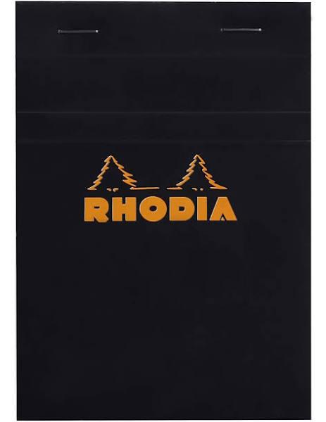 RHODIA Notepads A6 No. 13 Squared Black