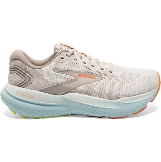 Womens Brooks Glycerin 21, COCONUT/AQUA/AUTUMN Sun / 10