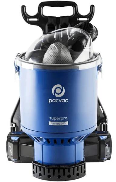 Pacvac SuperPro Battery 700 Advanced Backpack Vacuum Cleaner