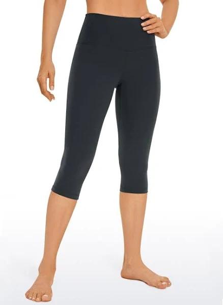 CRZ Yoga Women's Yoga Lounge High Rise Butterluxe Yoga Leggings 17'' Melanite / XL