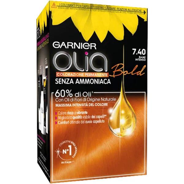 Garnier Olia Permanent Colouring and Bleaching 7.4 rame Intenso