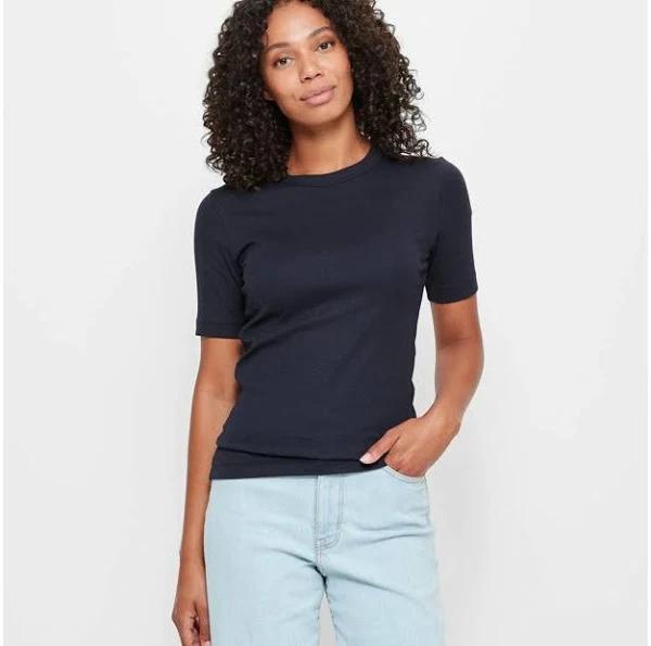 Australian Cotton Rib Layer T-Shirt