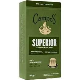 Campos Superior Aluminium Coffee Capsules 10 Pack