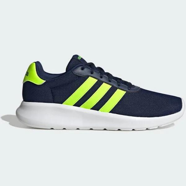 adidas-Lite Racer 3.0 Shoes-Men-Dark Blue / Lucid Lemon / Lucid Lemon-M 7 / W 8