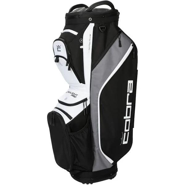 Cobra Ultralight Pro Cart Bag Black-White