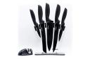 Knife Set with Block and Sharpener (7 Piece set)