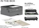 Brother Hl-l2370dw Monochrome Wireless Laser Printer with Duplex PRIN