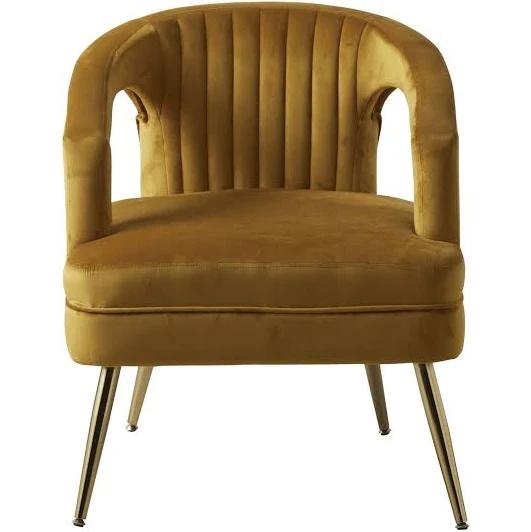 Demi Velvet Armchair Mustard | Mustard | Upholstery | Early Settler Furniture