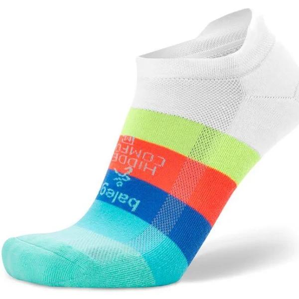 Balega Hidden Comfort Running Socks (8025) White/Retro / L