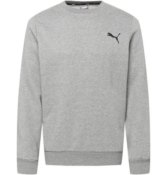 Puma Mens Essentials Small Logo Crew, M / Grey