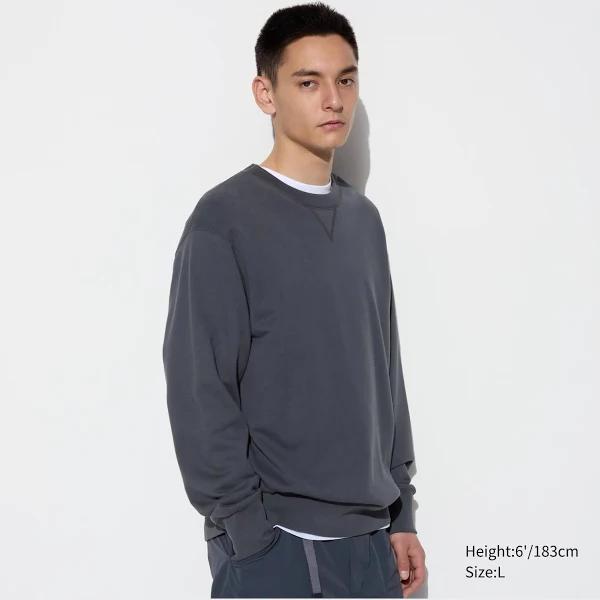 Uniqlo Sweatshirt - Dark Gray Size XL