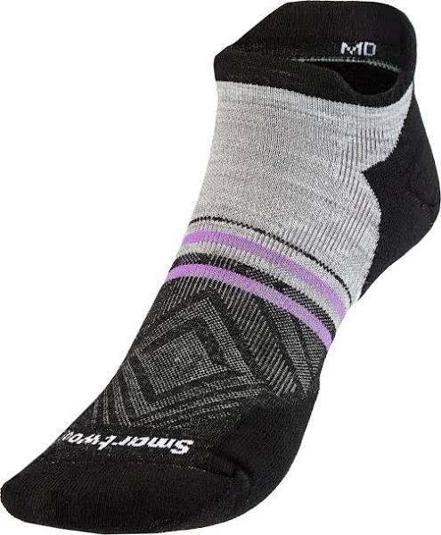 Smartwool Run Targeted Cushion Low Ankle Pattern Unisex Socks XL Light Gray / XL