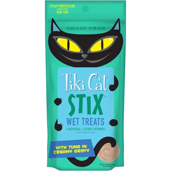 Tiki Stix Tuna Cat Treat Pouch 14G 6 Pack