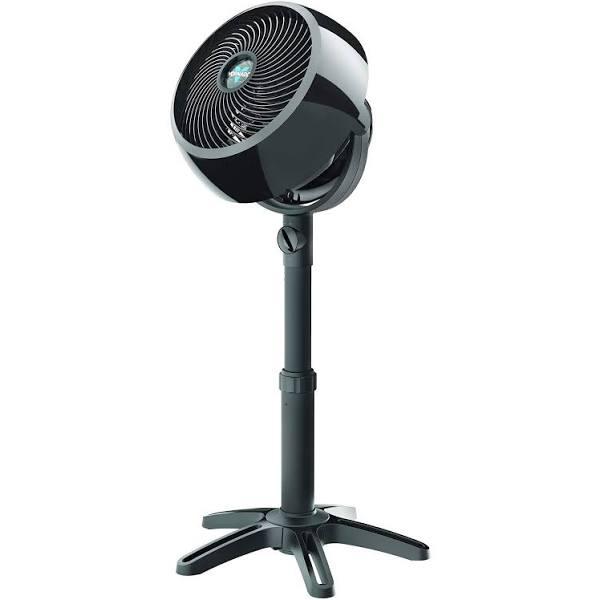 Vornado 7803 Large Pedestal Whole Room Air Circulator Fan With Adjustable Height, 3 Speed Settings, Removable Grill For Cleaning, Black