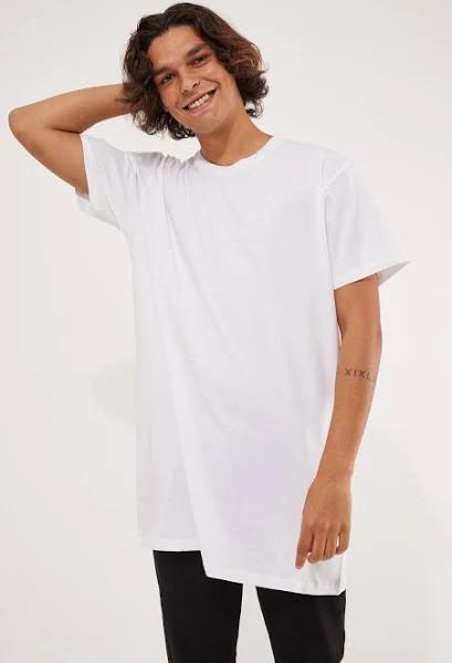 New As Colour Tall Tee White - XL - Mens - T-Shirts- T-shirts - Universal Store