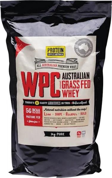 Protein Supplies Australia WPC (Whey Protein Concentrate) Pure 3kg