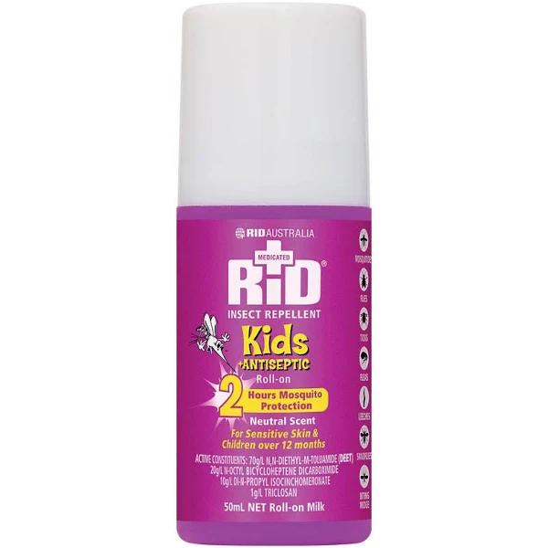 Rid Kids Antiseptic Insect Repellent 50ml Roll On