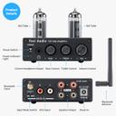 Fosi Audio T20 Bluetooth Tube Amplifier Stereo Receiver 2 Channel Class D Digital Mini Hi-Fi Power Amp Preamp Compact Integrated Headphone Amplifier