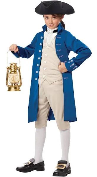 Paul Revere Boys Patriotic Costume - Medium