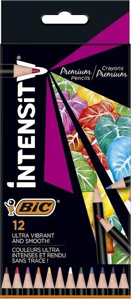 Bic Intensity Premium Colouring Pencil Assorted Pack of 12