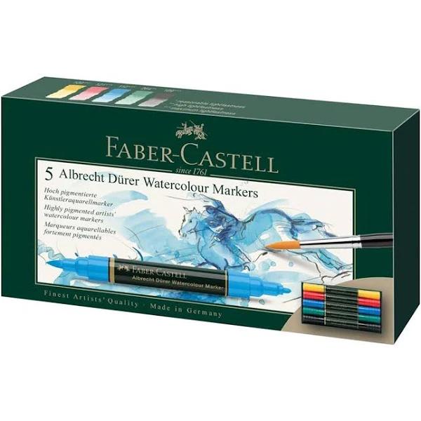 Faber-Castell Albrecht Durer Watercolour Markers - Set of 5