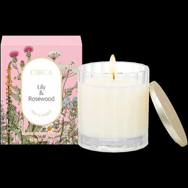 Circa Lily & Rosewood Soy Candle 60g