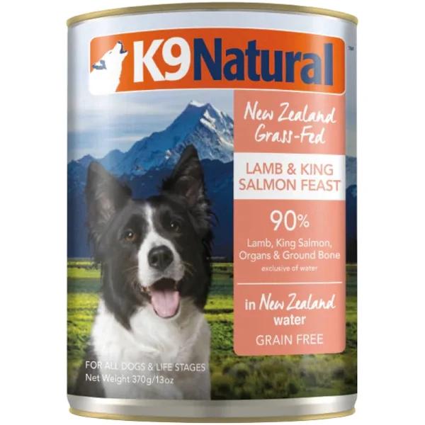 K9 Natural Dog Canned Food - Lamb & Salmon Feast - 370g*12