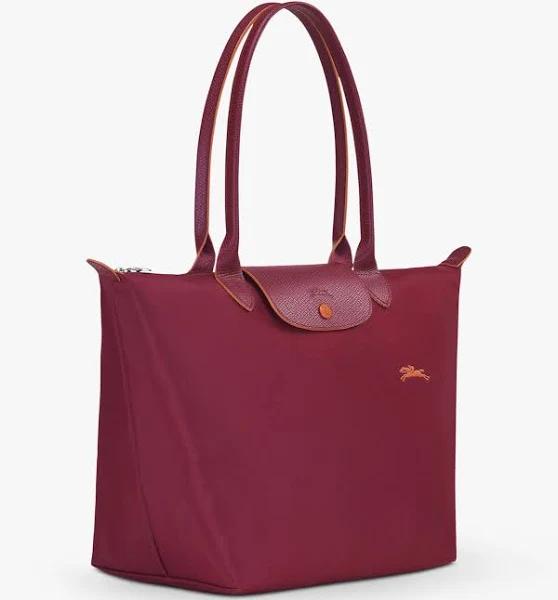 Longchamp Le Pliage Club Shoulder Bag - Garnet Red - AfterPay & zipPay Available